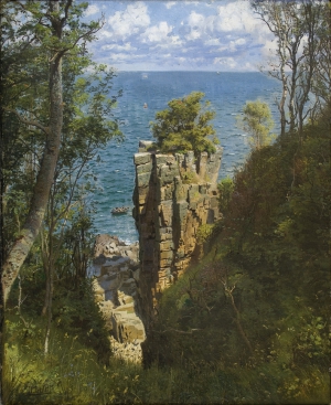 Вельц И.А. (1866-1926) "Морской берег с утёсом"