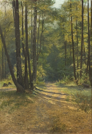 Батурин В.П. (1865-1938) "Тропинка в летнем лесу"