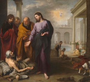 Bartolomé Esteban Murillo - Christ healing the Paralytic at the Pool of Bethesda