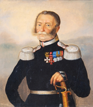 Полковник Пётр Дмитриевич Бакланов 1785-1859 (художник И. Арабсий)