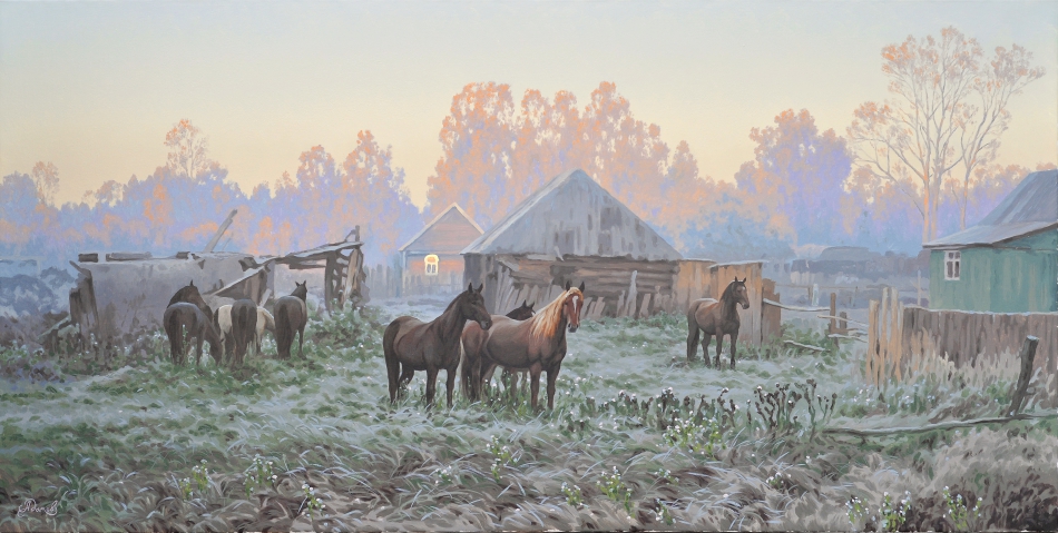 Раннее утро картина картины репродукция пейзаж лес море лошади природа картины известных художников
художник алексей адамов картины