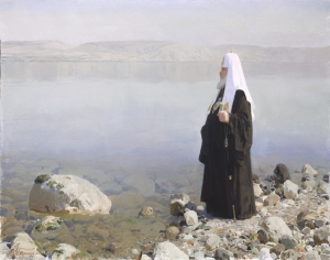 Святейший Патриарх Московский и всея Руси Алексий II на Генисаретском озере
