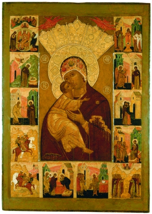 Икона Божией Матери Владимирская с праздниками