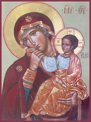 Икона Божией Матери  Отрада и утешение (образ 3)