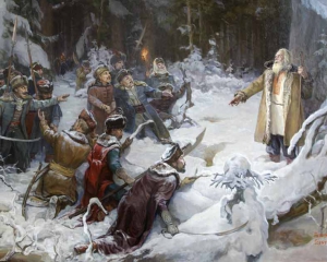Правая часть триптиха «Кострома — колыбель династии Романовых»