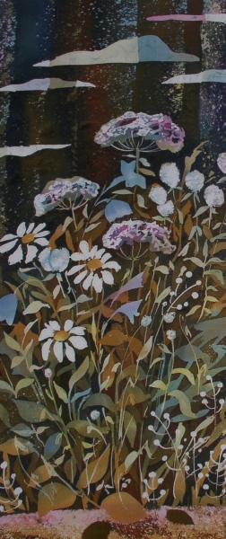 Цветы и травы лета (левая часть триптиха)