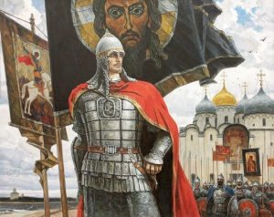 Александр Невский (левая часть триптиха "За землю Русскую")