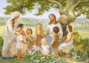 Христос и дети (вариан 2)