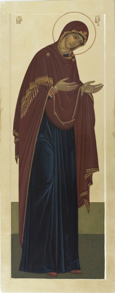 Пресвятая Богородица (деисусный ряд)