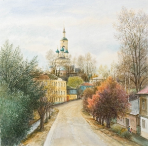 Боровск. Вид на Собор Благовещения Пресв. Богородицы