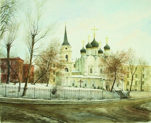 Старосадский пер. Церковь Владимира в старых садах