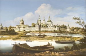 Старинный вид Данилова монастыря (автор неизвестен)