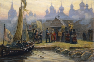 Паломничество царя Петра I в Соловецкий монастырь в 1702г