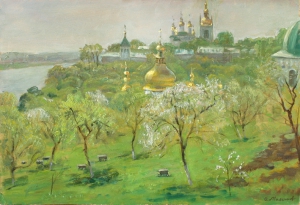 Весна в Киево-Печёрской Лавре